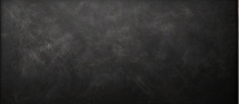 Blackboard or chalkboard texture with white chalk erased on blank wall