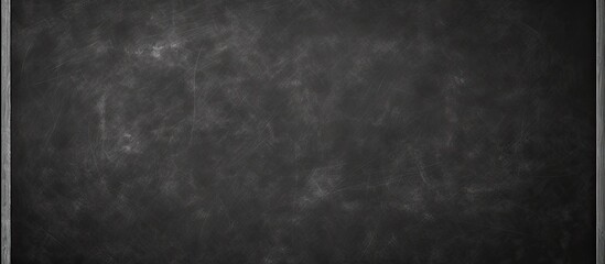 Obraz premium Blackboard or chalkboard texture with white chalk erased on blank wall