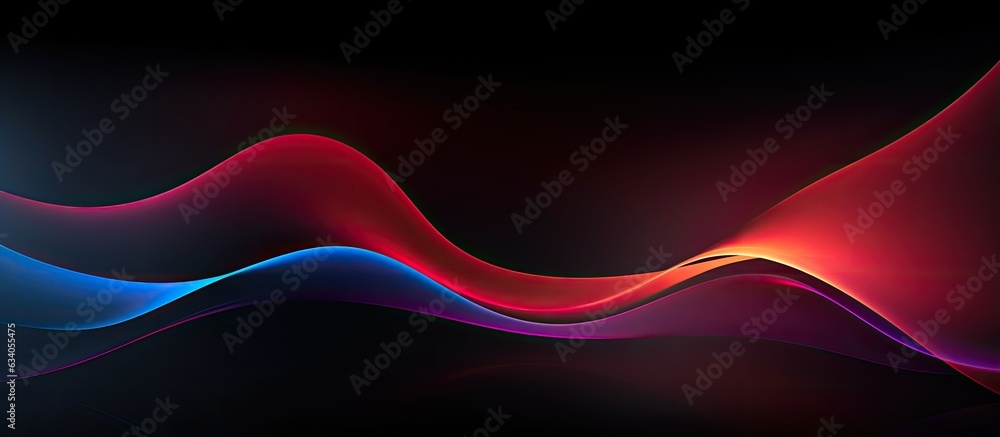 Poster black abstract background with space for text at night