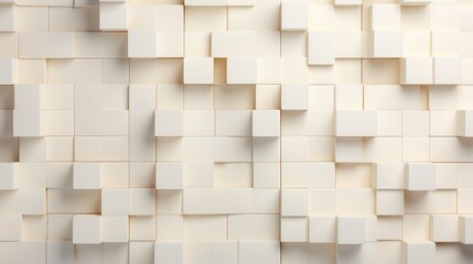 Ivory Cubes Wall Background - obrazy, fototapety, plakaty