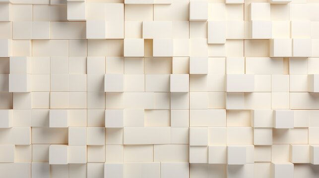 Fototapeta Ivory Cubes Wall Background