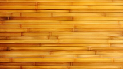 Bamboo textured background with a smooth grain pattern in a warm golden, yellow hue.