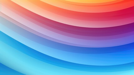 Obraz premium Ultra Wide Bright Striped Gradient