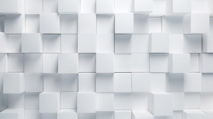  White Cubes Wall Background