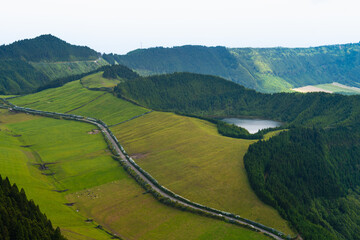 Tranquil Trails: Exploring Ponta Delgada's Mountainous Landscape and Lakes in São Miguel, Azores