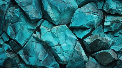 Background of turquoise stones. 