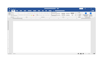 Office productivity application white paper editor file document storage user interface text writing software