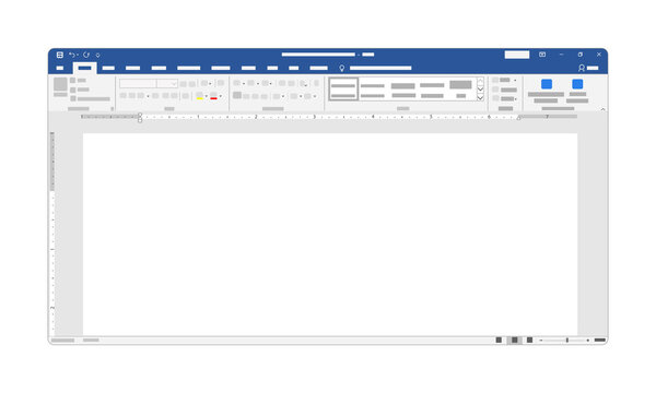 Office productivity application white paper editor file document storage user interface text writing software