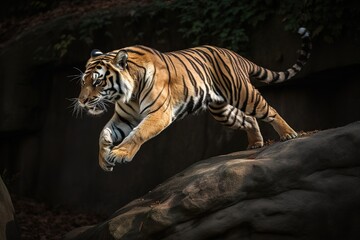 Bengal tiger, (Panthera tigris tigris), Bandhavgarh, Madhya Pradesh