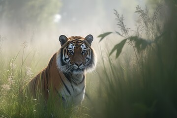 Bengal tiger at Ranthambore National Park - obrazy, fototapety, plakaty