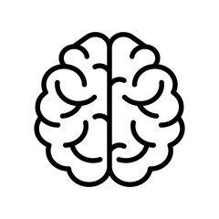 Brain icon vector on trendy style for design and print