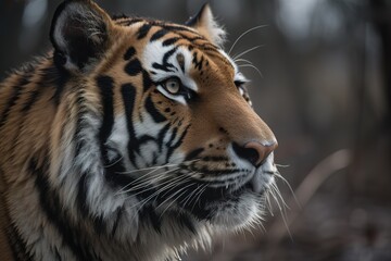 siberia,tiger,lying,outdoors,wildlife,winter,day,mammalia,portrait
