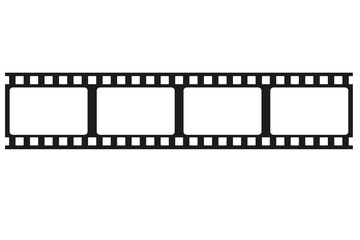 Film strip line icon simple design