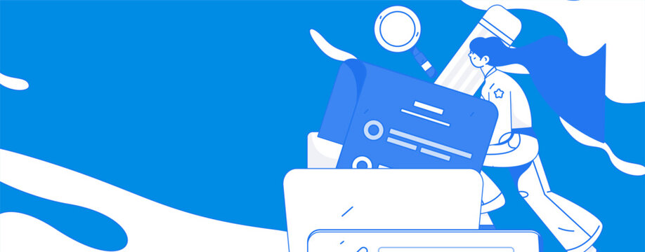 Invite friends to conduct questionnaire survey flat vector concept operation hand drawn illustration
