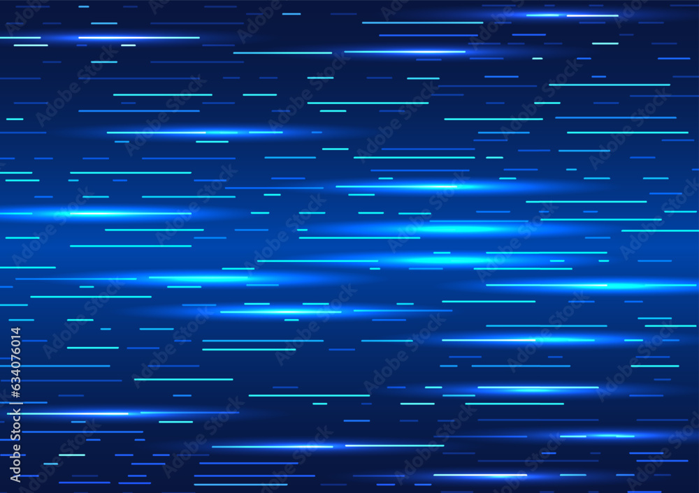 Poster abstract technology background uses longitudinal lines with an interesting increase in the brightnes