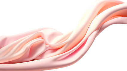 Smooth elegant pink silk or satin texture isolated.