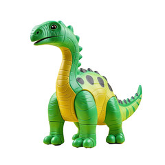 Parasaurolophus toy dinosaur isolated on transparent background with clipping path