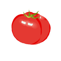 tomato isolated on white background