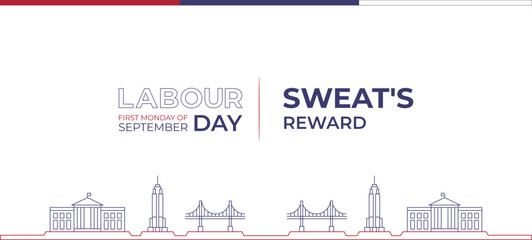 Labor Day Banner Design with Tagline