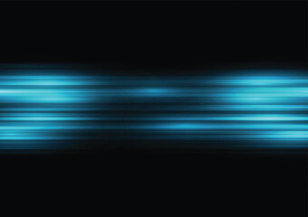 Modern abstract high-speed  light motion effect on black background. vector illustration.