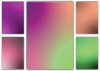 Naklejka premium The gardient abstract is a popular color combination. Suitable for background, wallpaper, cards and banners.