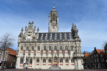 Town hall of Middelburg Netherlands