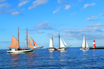 The Hanse Sail in Rostock is the largest maritime festival in Mecklenburg (Germany) and one of the largest in Europe.