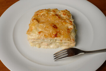 White Fish or Seafood Lasagna, Lasagne Bianche di Pesce or ai Frutti di Mare