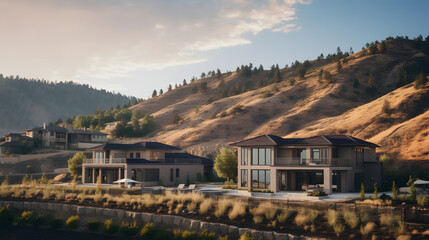 Elevated Elegance: Luxury Housing Construction in Foothill Retreat