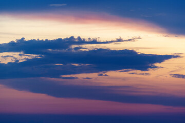 Ciel au coucher de soleil