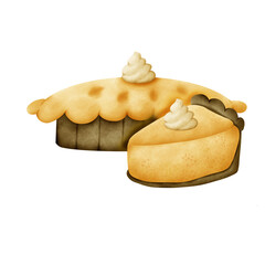 Pumpkin pie set 