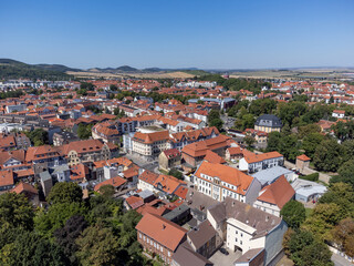 Fototapeta na wymiar view of the old town of weimar in germany