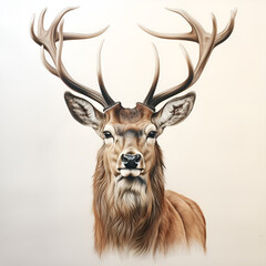 deer head profile