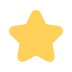 Fototapeta premium star flat icon