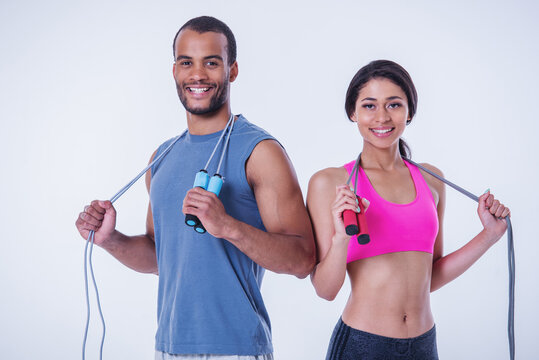 Beautiful sports couple