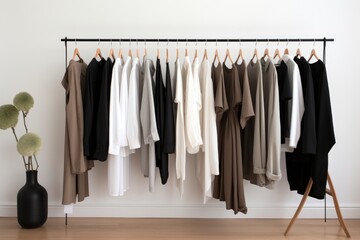 a minimalist capsule wardrobe selection