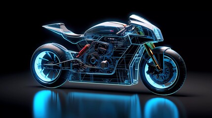 Racing Motorcycle, Superbike, Hypercycle, motorbike, Hyperbike, future motorcycle, Racing bike, Motorcycle concept design
