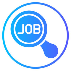 job search gradient icon