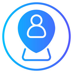 location gradient icon