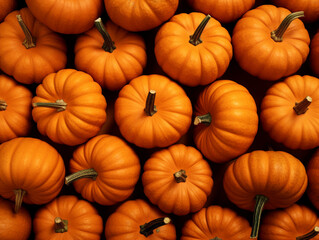 autumn pile of pumpkin dark background