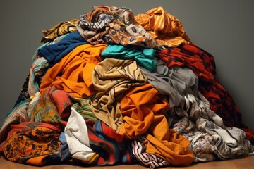 clothes folded in various creative patterns