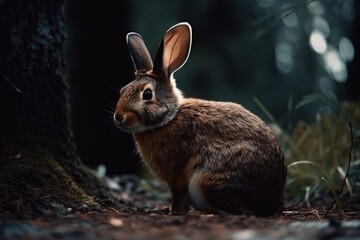 Obraz premium A second rabbit image. Generative AI