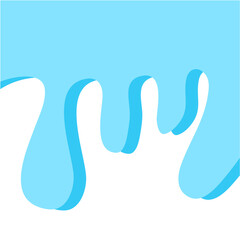 Illustration of paint drops