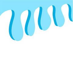 Illustration of paint drops