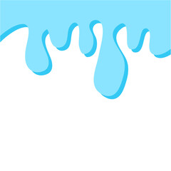 Illustration of paint drops