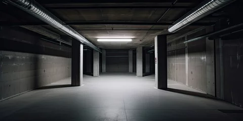 Foto op Aluminium An empty basement © Zerbor