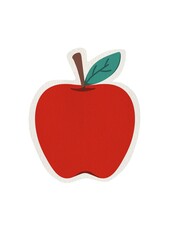 red apple