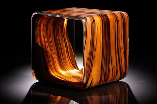 Polished Wooden Furniture Reflecting Light