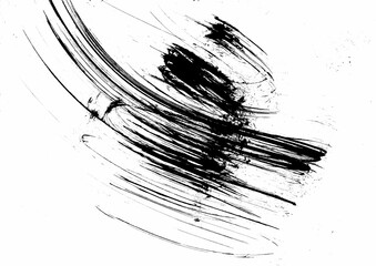 Abstract background Ink brush on paper