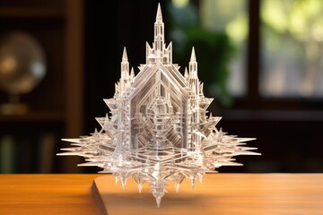 3d printed model of a time crystal structure